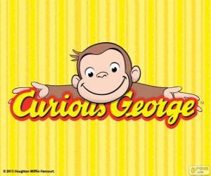 yapboz Curious George,  logosu Meraklı Maymun
